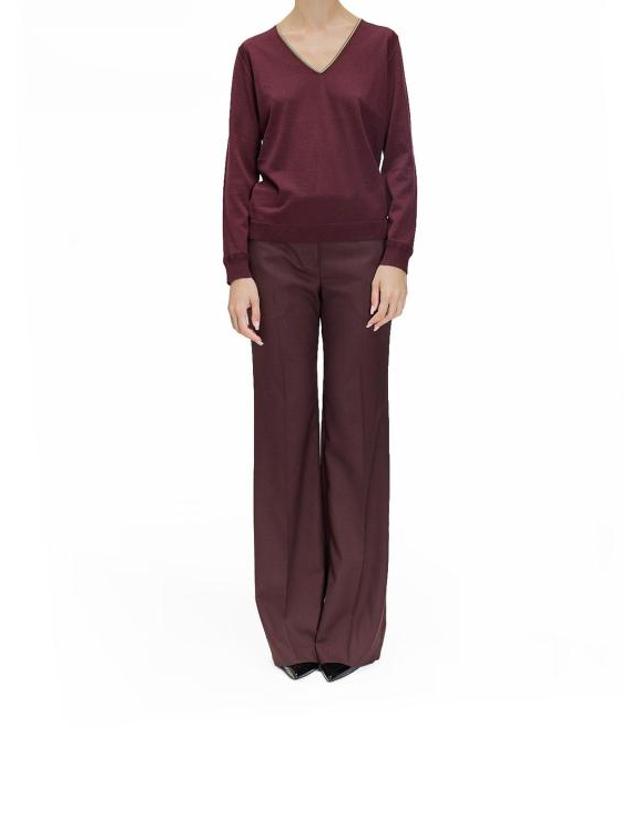 폴스미스 [해외직구] 25FW 폴 스미스 긴팔 티셔츠 W1R543NT1114428 Dark Red 착용컷