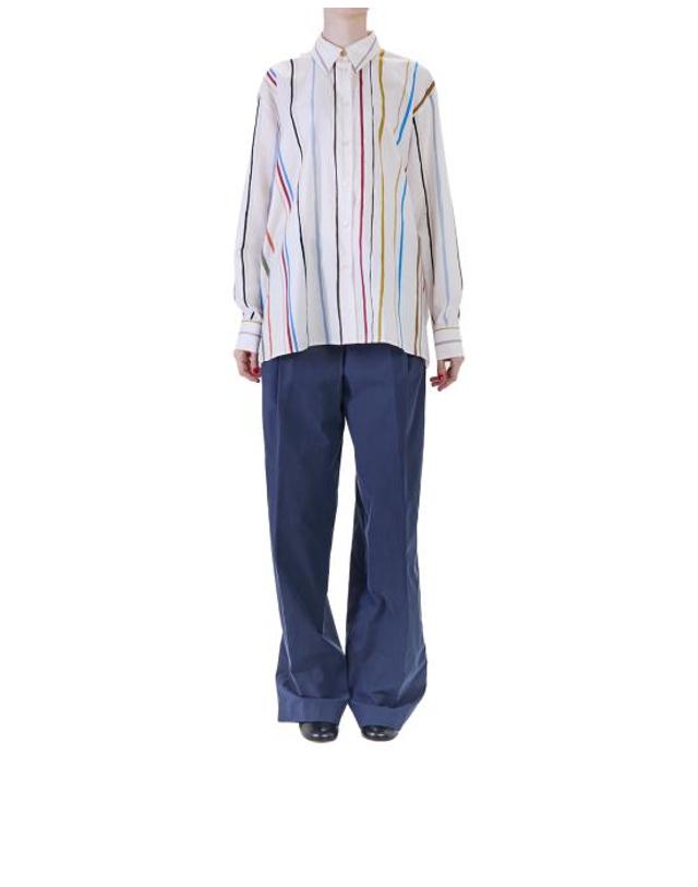 폴스미스 [해외직구] 26SS 폴 스미스 셔츠 W1R 351B V03018 06 BIANCO MULTI 착용컷