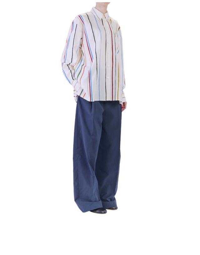 폴스미스 [해외직구] 26SS 폴 스미스 셔츠 W1R 351B V03018 06 BIANCO MULTI 착용컷