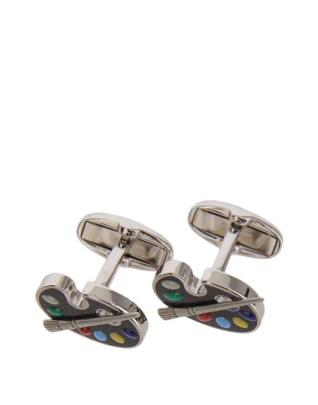 폴스미스 [해외직구] 23FW 폴 스미스 커프스 링크 타이 홀더 M1A CUFF MPALET 97 MULTICOLOR 착용컷