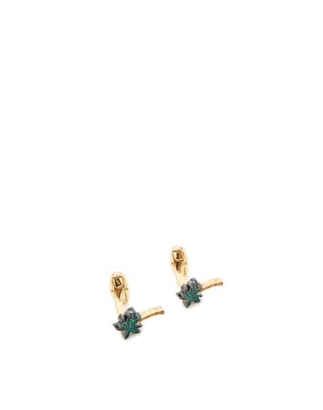 폴스미스 [해외직구] 25FW 폴 스미스 커프스 링크 타이 홀더 M1A CUFF TPALM 10 ORO 착용컷
