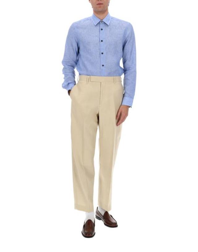 폴스미스 [해외직구] 26SS 폴 스미스 스트레이트 팬츠 M1R921ZV01427 07 WHITE 착용컷