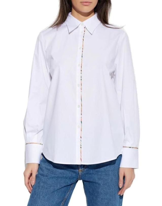 폴스미스 [해외직구] 26SS 폴 스미스 스커트 W2R335BV21598 01 WHITE 착용컷