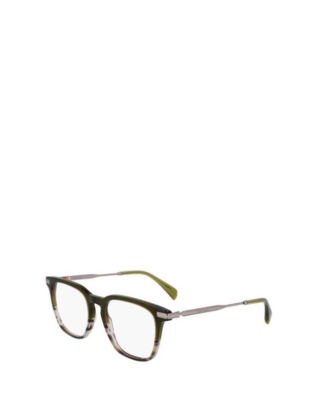 폴스미스 [해외직구] 26FW 폴 스미스 안경 PS24624 318 TRANSPARENT OLIVE STRIPED 착용컷
