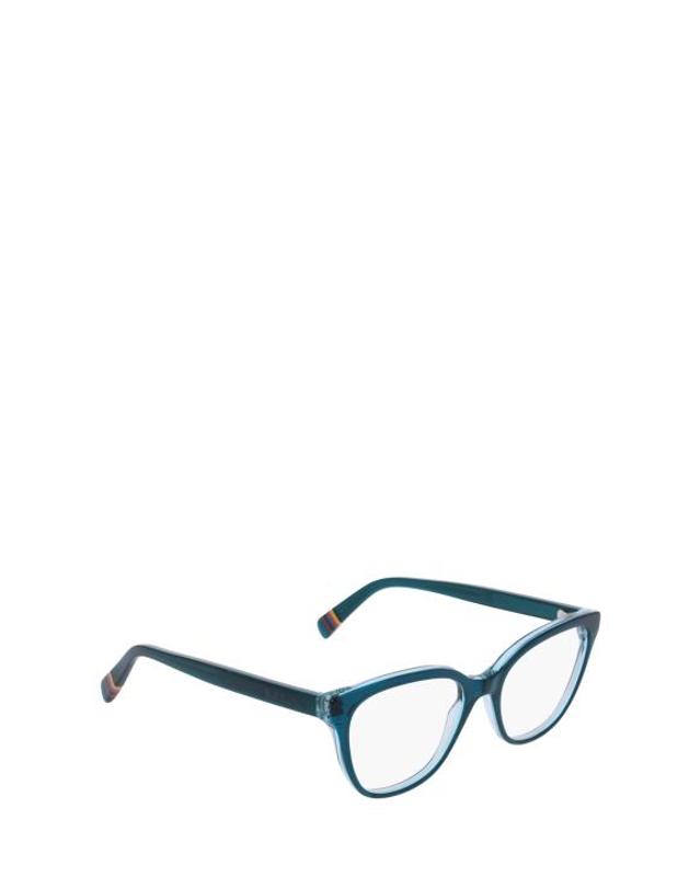 폴스미스 [해외직구] 26FW 폴 스미스 안경 PS25605 400 TRANSPARENT PETROL AZURE 착용컷