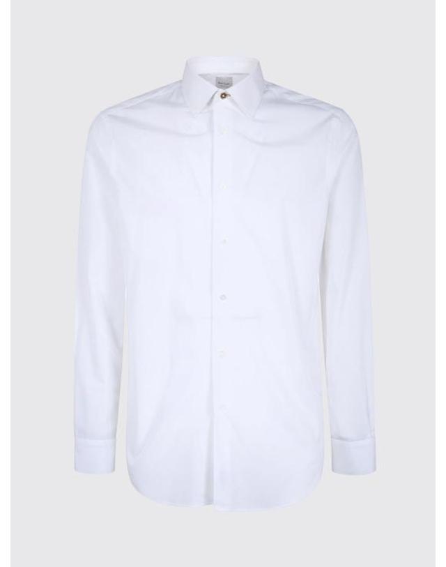 폴스미스 [해외직구] 26SS 폴 스미스 긴팔 셔츠 M1R800P2V00050 01 White 착용컷