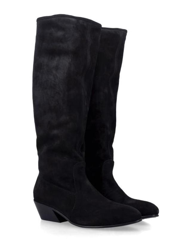 페드로가르시아 [해외직구] 26FW 페드로 가르시아 슈즈 HELLE 01 004 BLACK SUEDE 착용컷