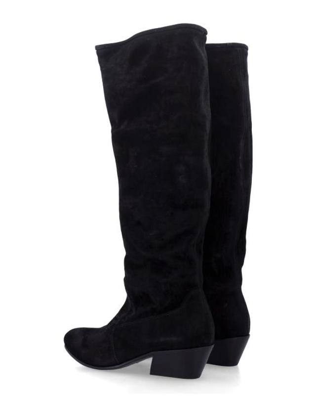 페드로가르시아 [해외직구] 26FW 페드로 가르시아 슈즈 HELLE 01 004 BLACK SUEDE 착용컷