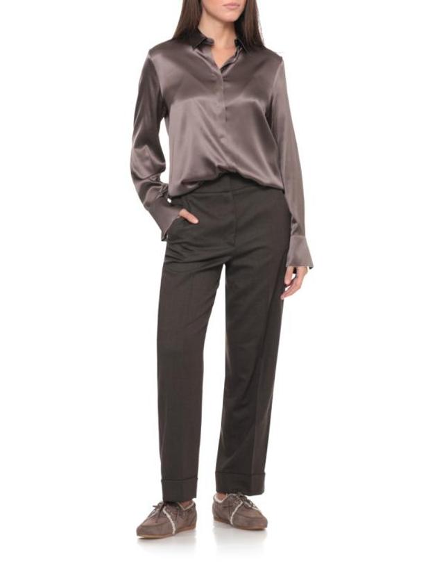 페세리코 [해외직구] 26FW 페세리코 탑 S0697102372651 Brown 착용컷