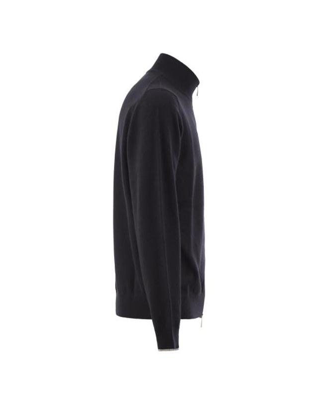 페세리코 [해외직구] 26FW 페세리코 니트웨어 R59532F12 BLUE 착용컷