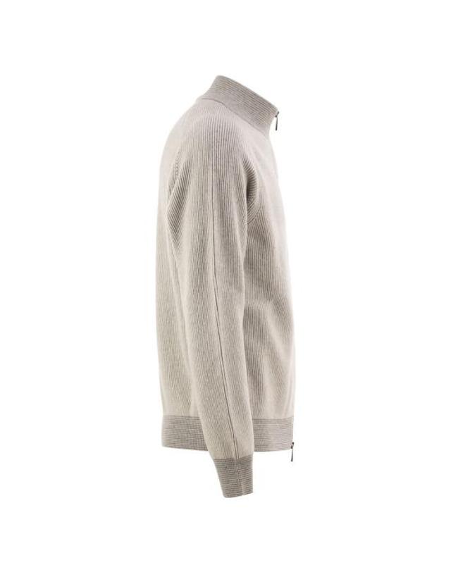 페세리코 [해외직구] 26FW 페세리코 니트웨어 R59547F12 LIGHT GREY 착용컷