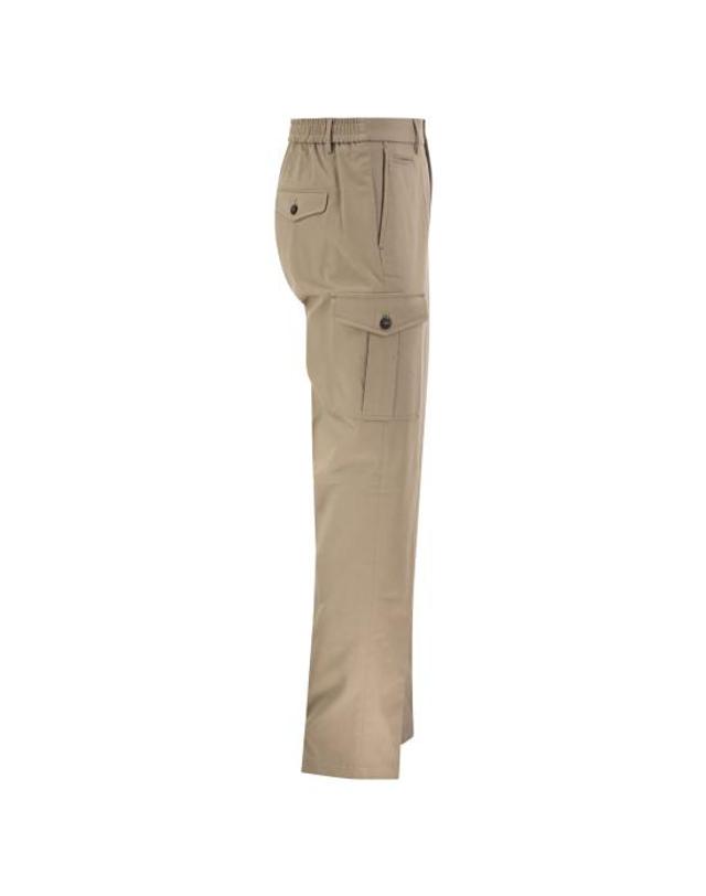 페세리코 [해외직구] 26FW 페세리코 스트레이트 팬츠 R54727D BEIGE 착용컷