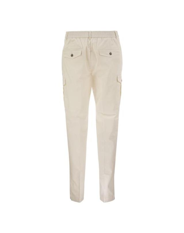 페세리코 [해외직구] 26FW 페세리코 스트레이트 팬츠 R54727D WHITE 착용컷