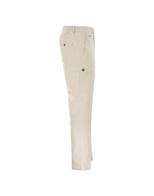 페세리코 [해외직구] 26FW 페세리코 스트레이트 팬츠 R54727D WHITE 착용컷