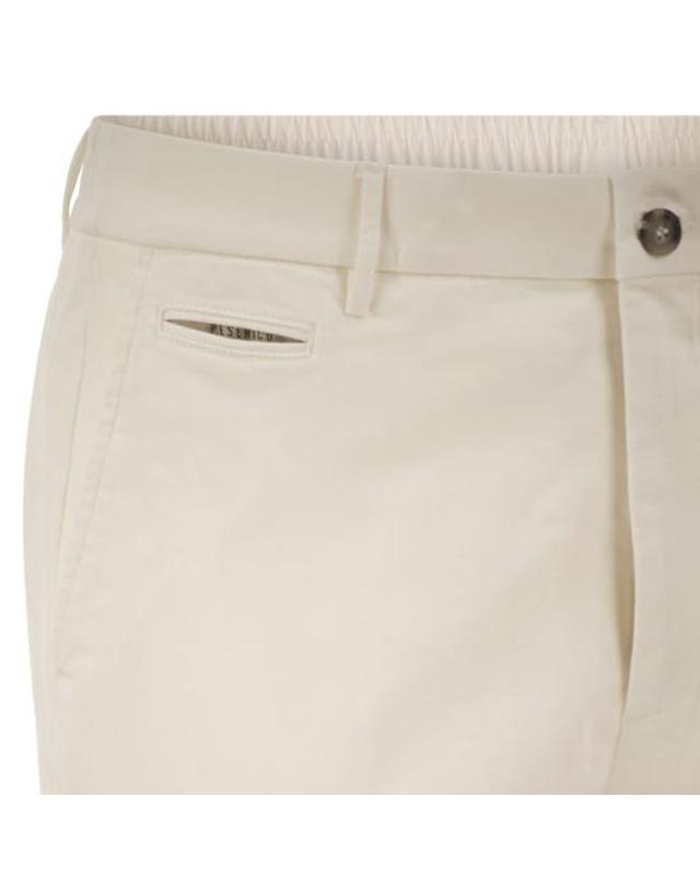 페세리코 [해외직구] 26FW 페세리코 스트레이트 팬츠 R54727D WHITE 착용컷