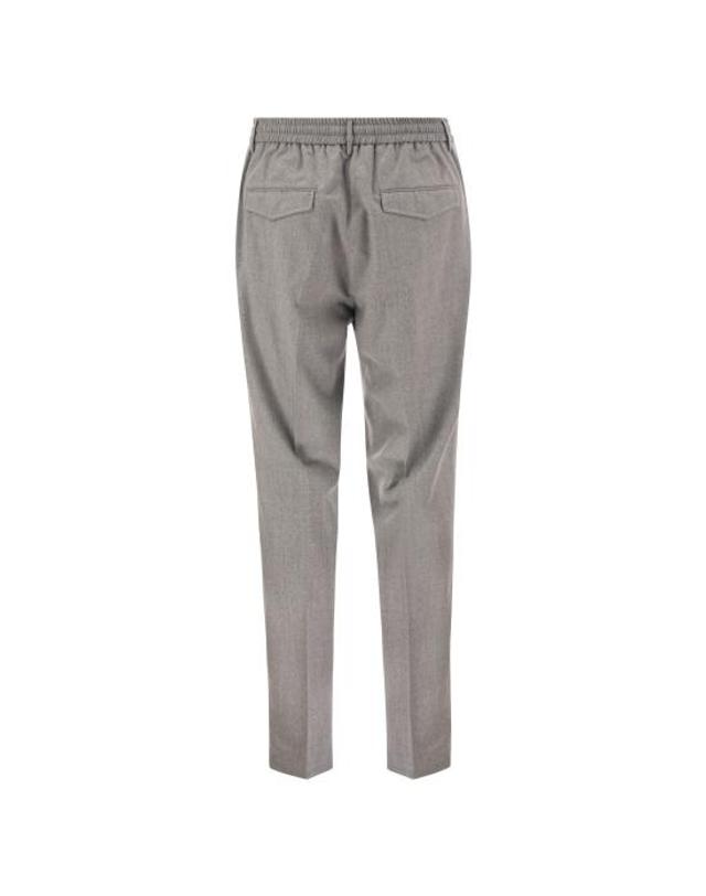 페세리코 [해외직구] 26FW 페세리코 스트레이트 팬츠 R54274W GREY 착용컷