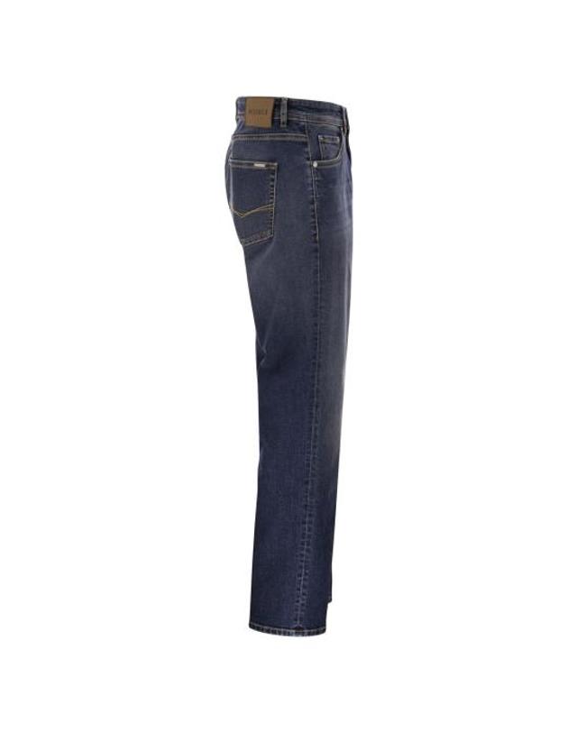 페세리코 [해외직구] 26FW 페세리코 데님 팬츠 R54717L15Q DARK DENIM 착용컷