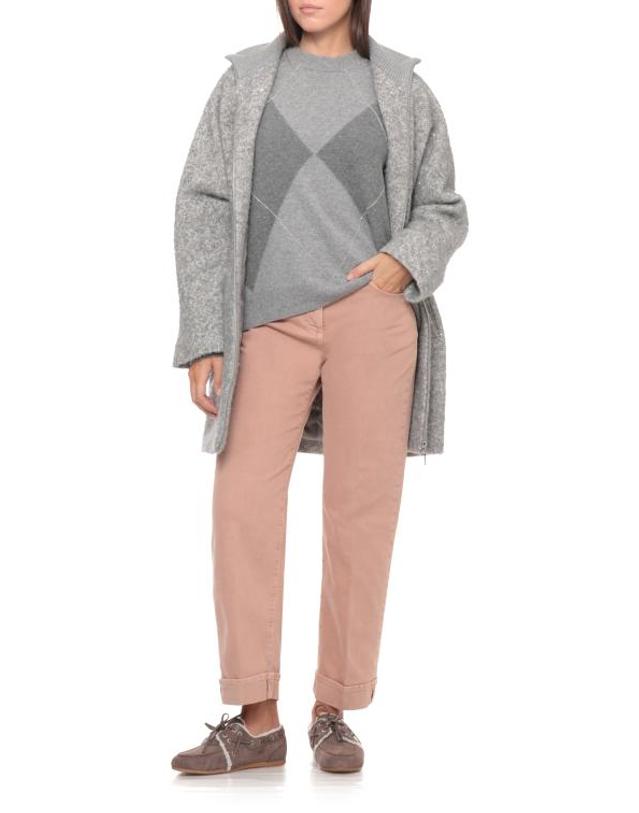 페세리코 [해외직구] 26FW 페세리코 스웨터 S99536F12 F9283F71 GREY 착용컷