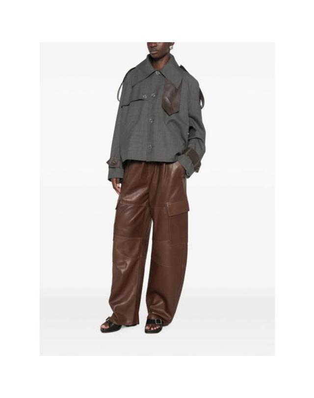 페타르 페트로브 [해외직구] 26FW 페타르 페트로브 스트레이트 팬츠 PA02797 F26LP11 2101 BROWN 착용컷