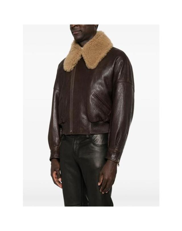 페타르 페트로브 [해외직구] 26FW 페타르 페트로브 가죽 자켓 JL01802 F26LJ9 1875 BROWN 착용컷