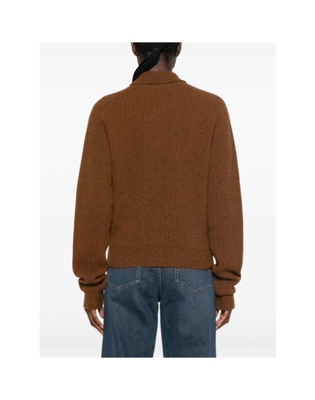 페타르 페트로브 [해외직구] 26FW 페타르 페트로브 스웨터 JJ01307 F26K17 9960 BROWN 착용컷