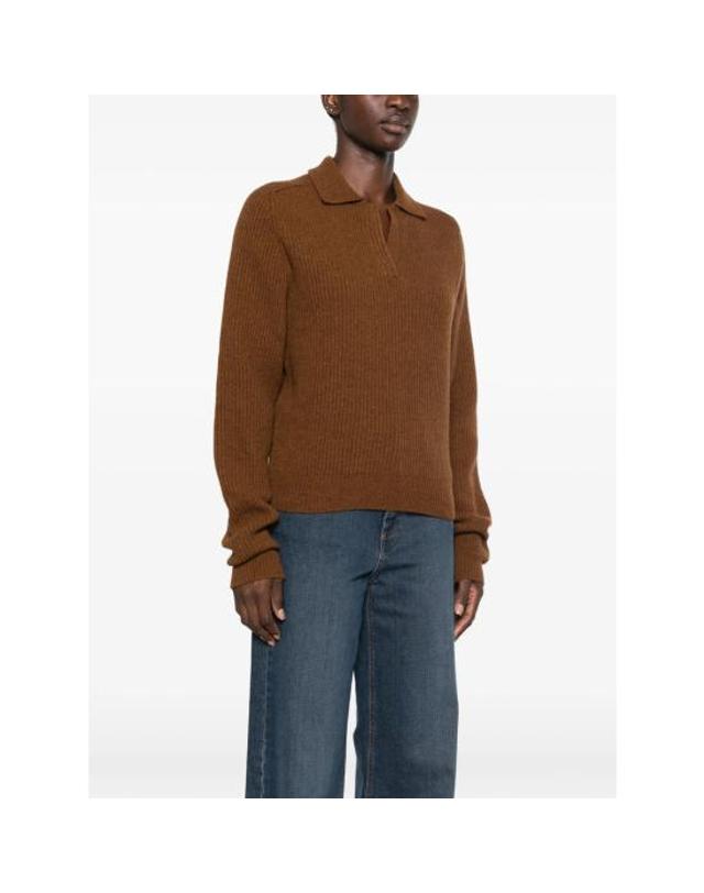 페타르 페트로브 [해외직구] 26FW 페타르 페트로브 스웨터 JJ01307 F26K17 9960 BROWN 착용컷