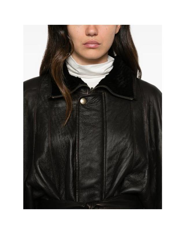 페타르 페트로브 [해외직구] 26FW 페타르 페트로브 가죽 자켓 JL01801 F26LJ1 9958 BROWN 착용컷