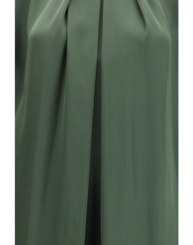 페타르 페트로브 [해외직구] 26SS 페타르 페트로브 미디 원피스 DR010926478 JAGUAR GREEN 착용컷