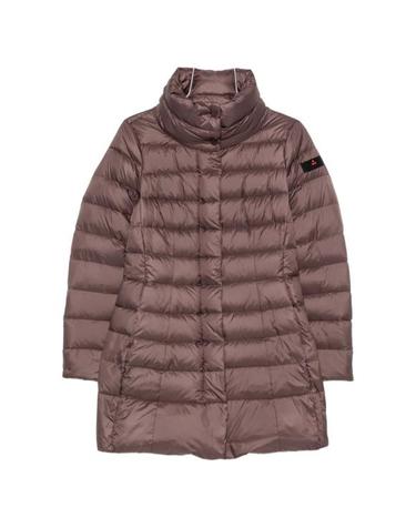 [해외직구] 26FW 페트레이 솝착 MQN 03 하이칼라 슬림핏 롱 다운 재킷 PED545601181967194 BROWN