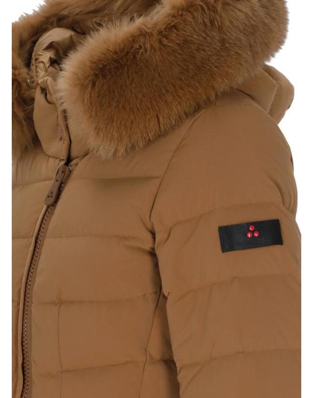 페트레이 [해외직구] 26FW 페트레이 세리올라 ML 06 하이칼라 퍼 롱 다운 재킷 PED5458 01190986987 BROWN 착용컷