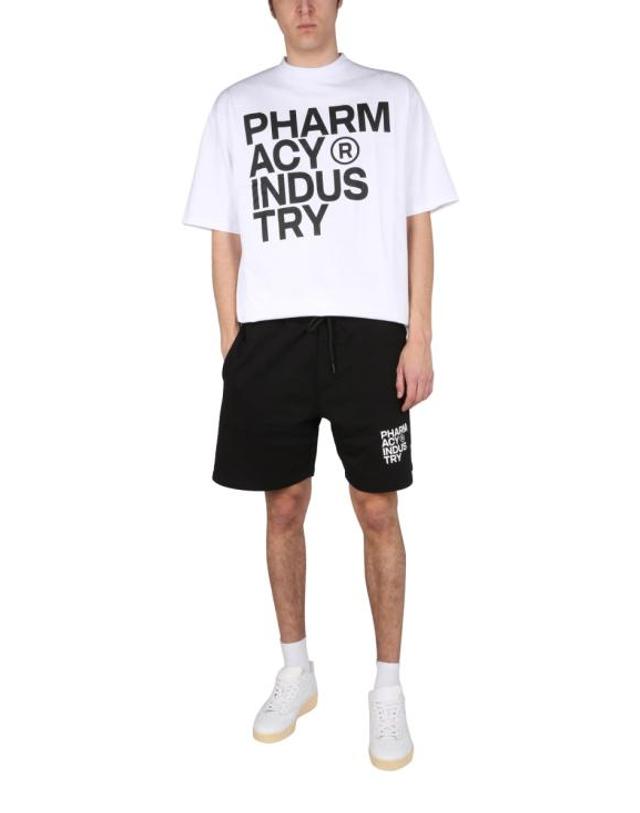 파머시인더스트리 [해외직구] 22SS 팔머시 인더스트리 반팔 티셔츠 PHM475 BIANCO WHITE 착용컷