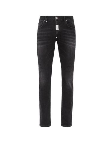 [해외직구] 23FW 필립 플레인 데님 팬츠 FACCMDT3556PDE004N 02NC Black