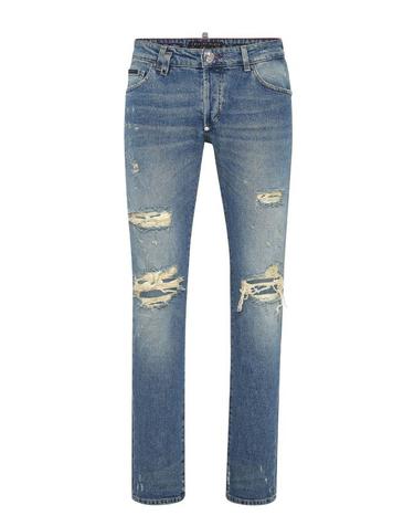 [해외직구] 24SS 필립 플레인 데님 팬츠 PADC MDT3775 PDE004N denim