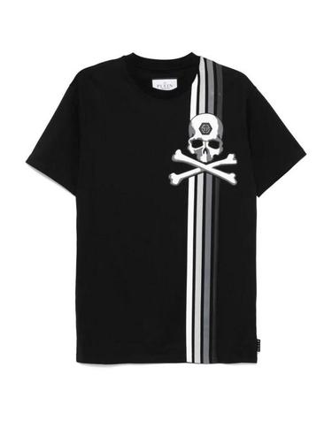 [해외직구] 25SS 필립 플레인 반팔 티셔츠 SAECMTK8111PJY002N0201 Black