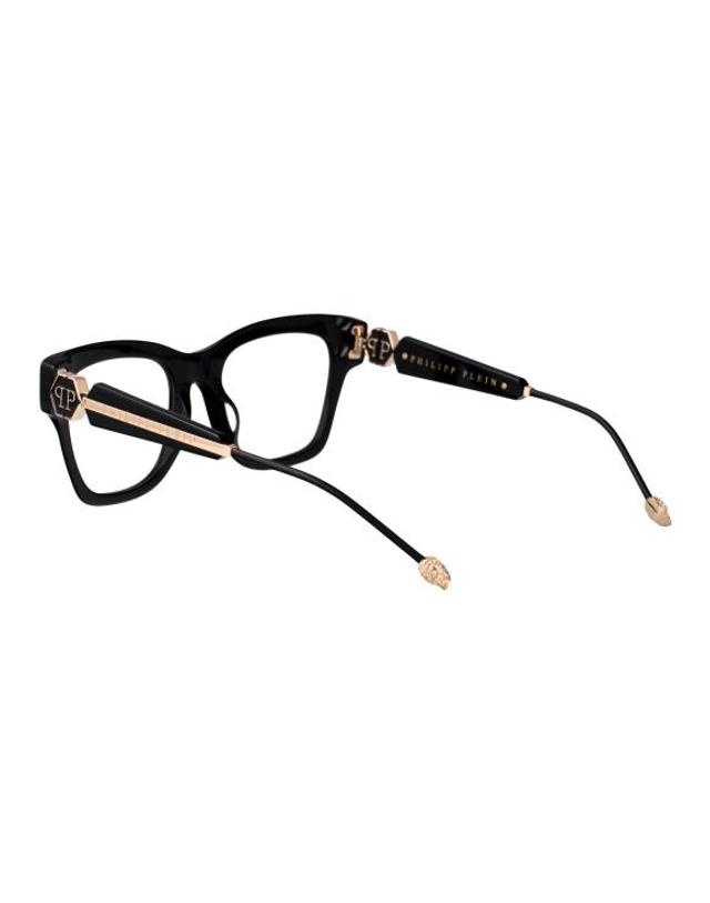 필립플레인 [해외직구] 25SS 필립 플레인 안경 VPP125S 0700 BLACK 착용컷