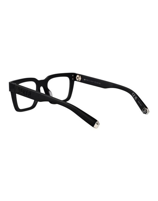 필립플레인 [해외직구] 25SS 필립 플레인 안경 VPP112M 0703 BLACK 착용컷
