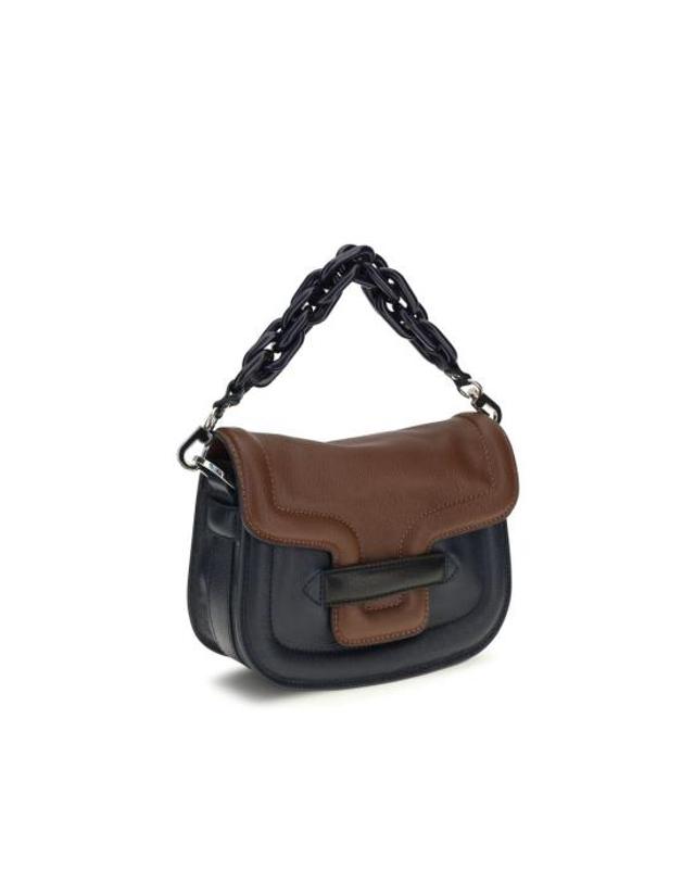 피에르 하디 [해외직구] 26FW 피에르하디 숄더백 PINV01ZNAVYBROWNBBB MULTICOLOR 착용컷
