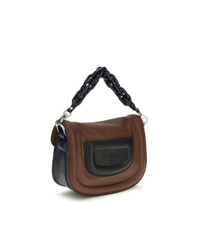 피에르 하디 [해외직구] 26FW 피에르하디 숄더백 PINV01ZNAVYBROWNBBB MULTICOLOR 착용컷