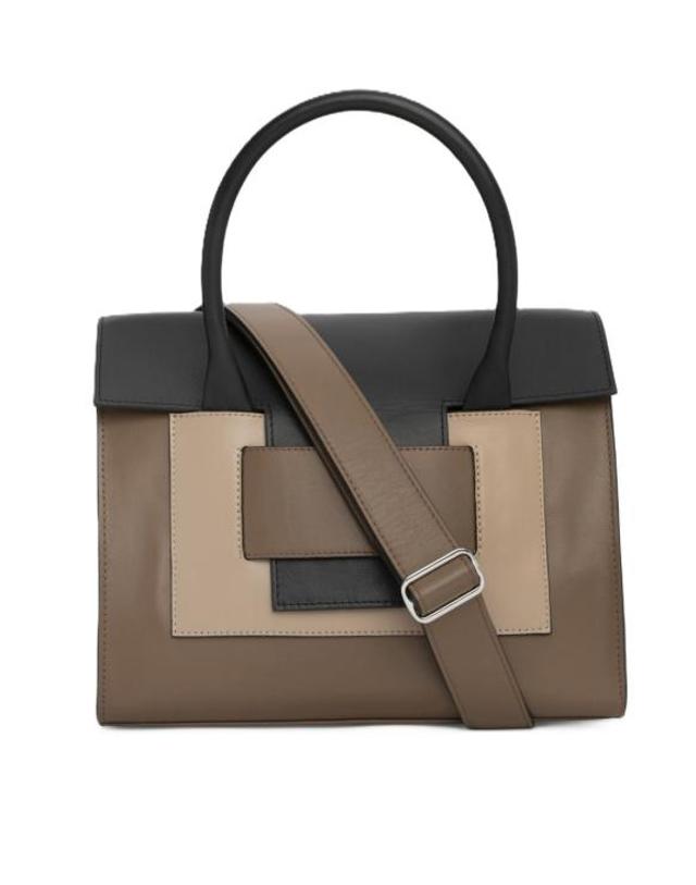 피에르 하디 [해외직구] 26FW 피에르하디 가방 AEV04CAMELTAUPEBLACK Beige 착용컷