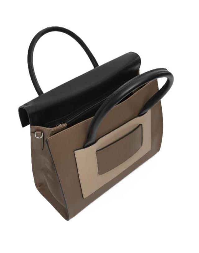 피에르 하디 [해외직구] 26FW 피에르하디 가방 AEV04CAMELTAUPEBLACK Beige 착용컷