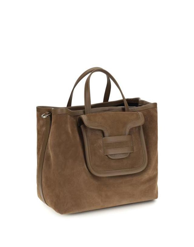 피에르 하디 [해외직구] 26FW 피에르하디 숄더백 AHV5 LIGHTBROWN 착용컷