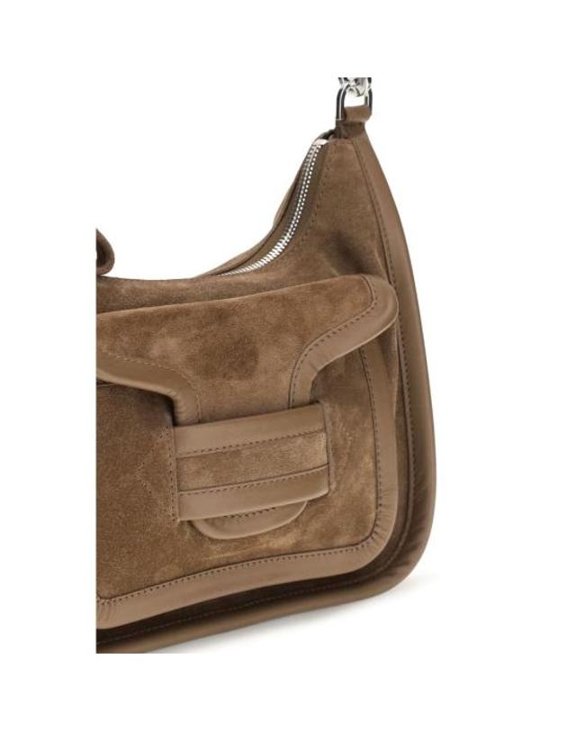 피에르 하디 [해외직구] 26FW 피에르하디 숄더백 PIAAV01LIGHTBROWNBB BEIGE 착용컷