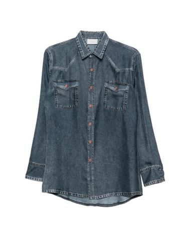 [해외직구] 26FW 피에르루이마샤 데님 셔츠 ALOE S CML12657 101516081 NAVY