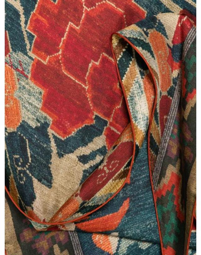 피에르 루이 마샤 [해외직구] 26FW 피에르루이마샤 머플러 스카프 ALOEUW65X120LMF 518892 BLUE 착용컷