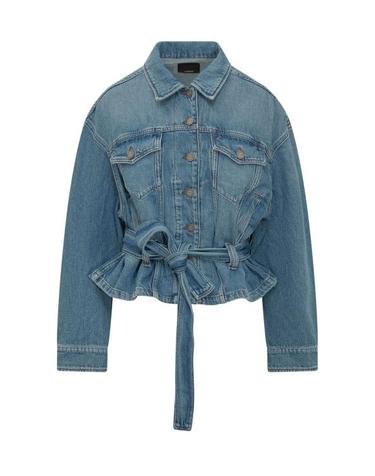 [해외직구] 26SS 핑코 데님 자켓 106389A341 PJV LAVAGGIO VINTAGE MEDIO CHIARO