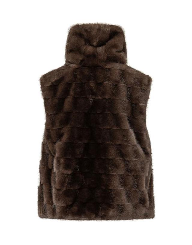 핀코 [해외직구] 26FW 핑코 베스트 106939A3C5 M11 MARRONE CHICCO DI CAFFE 착용컷