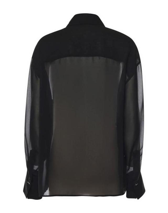 핀코 [해외직구] 26SS 핑코 블라우스 106393A35SZ99 Black 착용컷