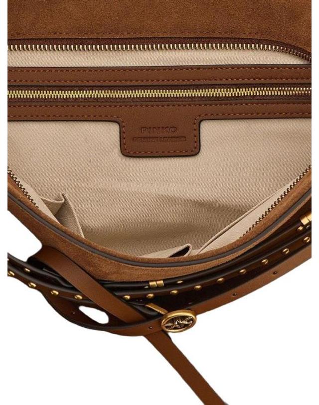 핀코 [해외직구] 핑코 숄더백 105903 A0F6 L17Q ONESIZE Pinko BROWN 착용컷