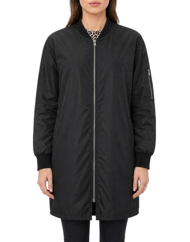핀코 [해외직구] 17SS 핑코 코트 1G129L Y2ZR P48 40 Pinko BLACK 착용컷