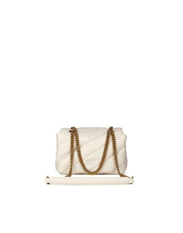 핀코 [해외직구] 26FW 핑코 크로스백 100039 A0F2 Z14Q ONESIZE Pinko WHITE 착용컷